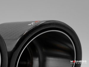 FIAT 124 Performance Exhaust by MADNESS - Monza - Dual Exit w/ Carbon Fiber Quad Tips V1